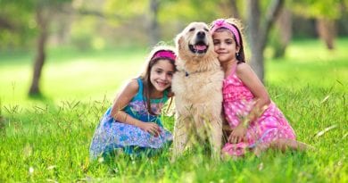 two-young-girls-hugging-golden-retriever-in-the-PZA8LC9