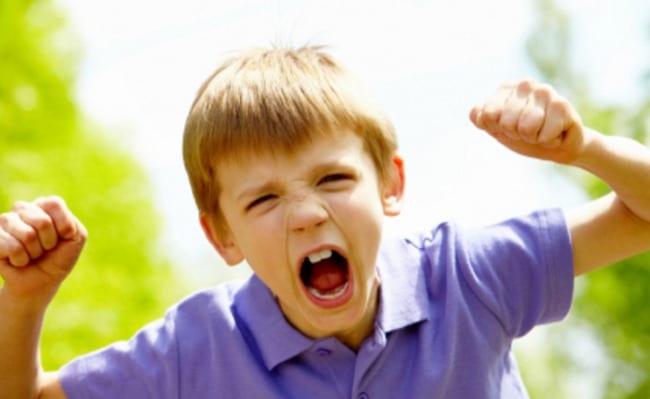 Restless child in Nursery School