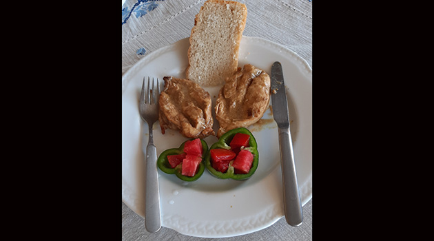 Κοτόπουλο με καρδούλες